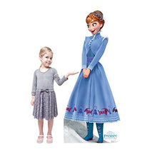 Load image into Gallery viewer, Advanced Graphics Anna Life Size Cardboard Cutout Standup - Olaf's Frozen Adventure (2017 Short Film) - AT TEN Distribution