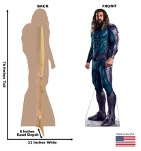 Load image into Gallery viewer, Advanced Graphics Aquaman Blue Suit Life Size Cardboard Cutout Standup - Aquaman and The Lost Kingdom (2023 Film) - AT TEN Distribution