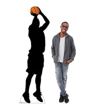 Load image into Gallery viewer, Advanced Graphics Baskeball Player Shooting Silhouette Life Size Cardboard Cutout Standup - AT TEN Distribution