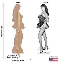 Load image into Gallery viewer, Advanced Graphics Bettie Page Fish Net Nylons Life Size Cardboard Cutout Standup - AT TEN Distribution