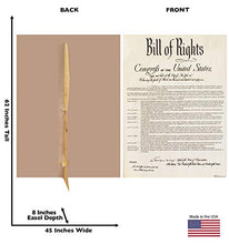 Load image into Gallery viewer, Advanced Graphics Bill of Rights Life Size Cardboard Cutout Standup - AT TEN Distribution