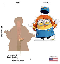 Load image into Gallery viewer, Advanced Graphics Bob Airline Stewardess Life Size Cardboard Cutout Standup - Minions: The Rise of Gru (2022 Film) - AT TEN Distribution