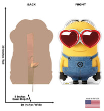Load image into Gallery viewer, Advanced Graphics Bob Heart Sunglasses Life Size Cardboard Cutout Standup - Minions - AT TEN Distribution
