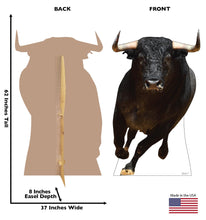 Load image into Gallery viewer, Advanced Graphics Bull Life Size Cardboard Cutout Standup - Made in USA - AT TEN Distribution