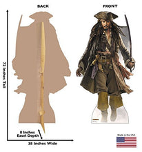 Load image into Gallery viewer, Advanced Graphics Captain Jack Sparrow Life Size Cardboard Cutout Standup - Disney's Pirates of The Caribbean - AT TEN Distribution