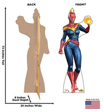 Load image into Gallery viewer, Advanced Graphics Captain Marvel Life Size Cardboard Cutout Standup - Marvel: Contest of Champions - AT TEN Distribution
