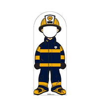 Load image into Gallery viewer, Advanced Graphics Cartoon Fireman Stand - in Life Size Cardboard Cutout Standup - AT TEN Distribution