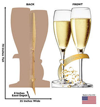 Load image into Gallery viewer, Advanced Graphics Celebrate Champagne Glasses Life Size Cardboard Cutout Standup - AT TEN Distribution