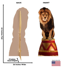 Load image into Gallery viewer, Advanced Graphics Circus Lion Life Size Cardboard Cutout Standup - AT TEN Distribution