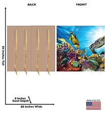 Load image into Gallery viewer, Advanced Graphics Coral Reef Backdrop Life Size Cardboard Cutout Standup - AT TEN Distribution