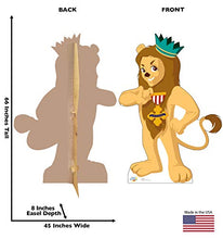 Load image into Gallery viewer, Advanced Graphics Cowardly Lion Life Size Cardboard Cutout Standup - The Wizard of Oz - AT TEN Distribution