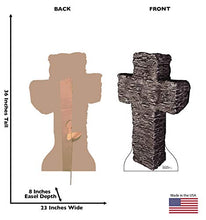 Load image into Gallery viewer, Advanced Graphics Cross Tombstone Life Size Cardboard Cutout Standup - AT TEN Distribution
