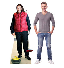 Load image into Gallery viewer, Advanced Graphics Curler Stand - in Life Size Cardboard Cutout Standup - AT TEN Distribution