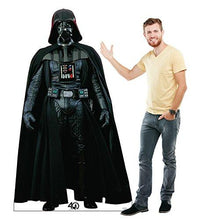 Load image into Gallery viewer, Advanced Graphics Darth Vader Life Size Cardboard Cutout Standup - Star Wars 40th Anniversary - AT TEN Distribution