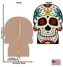 Load image into Gallery viewer, Advanced Graphics Day of The Candy Skull Life Size Cardboard Cutout Standup - AT TEN Distribution