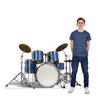 Load image into Gallery viewer, Advanced Graphics Drum Set Life Size Cardboard Cutout Standup - AT TEN Distribution
