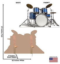 Load image into Gallery viewer, Advanced Graphics Drum Set Life Size Cardboard Cutout Standup - AT TEN Distribution