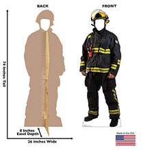 Load image into Gallery viewer, Advanced Graphics Fireman Stand - in Life Size Cardboard Cutout Standup - AT TEN Distribution