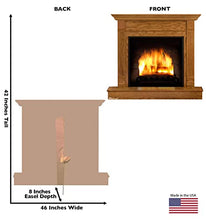 Load image into Gallery viewer, Advanced Graphics Fireplace Life Size Cardboard Cutout Standup - AT TEN Distribution