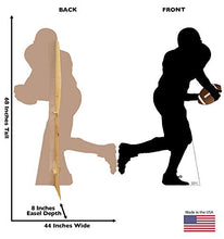 Load image into Gallery viewer, Advanced Graphics Football Player Running Silhouette Life Size Cardboard Cutout Standup - AT TEN Distribution