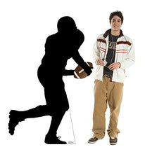 Load image into Gallery viewer, Advanced Graphics Football Player Running Silhouette Life Size Cardboard Cutout Standup - AT TEN Distribution