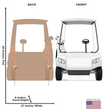 Load image into Gallery viewer, Advanced Graphics Golf Cart Stand - in Life Size Cardboard Cutout Standup - AT TEN Distribution