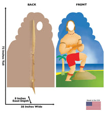 Load image into Gallery viewer, Advanced Graphics Hawaiian Guy Stand - in Life Size Cardboard Cutout Standup - AT TEN Distribution