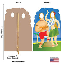Load image into Gallery viewer, Advanced Graphics Hawaiians with Ukelele Stand - in Life Size Cardboard Cutout Standup - AT TEN Distribution