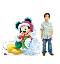 Load image into Gallery viewer, Advanced Graphics Holiday Mickey Mouse Life Size Cardboard Cutout Standup - Disney Holiday Collection - AT TEN Distribution