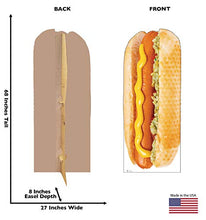 Load image into Gallery viewer, Advanced Graphics Hot Dog Life Size Cardboard Cutout Standup - AT TEN Distribution