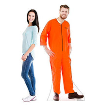 Load image into Gallery viewer, Advanced Graphics Inmate Orange Jump Suit Stand - in Life Size Cardboard Cutout Standup - AT TEN Distribution