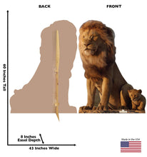 Load image into Gallery viewer, Advanced Graphics King Mufasa & Young Simba Life Size Cardboard Cutout Standup - Disney's The Lion King (2019 Film) - AT TEN Distribution