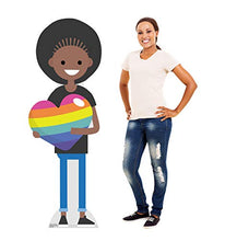 Load image into Gallery viewer, Advanced Graphics LGBT Female Cartoon Pride Standee Life Size Cardboard Cutout Standup - AT TEN Distribution