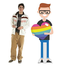Load image into Gallery viewer, Advanced Graphics LGBT Male Cartoon Pride Standee Life Size Cardboard Cutout Standup - AT TEN Distribution