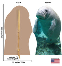 Load image into Gallery viewer, Advanced Graphics Manatee Life Size Cardboard Cutout Standup - Made in USA - AT TEN Distribution