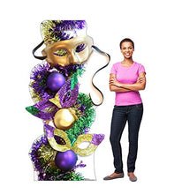 Load image into Gallery viewer, Advanced Graphics Mardi Gras Party Masks Life Size Cardboard Cutout Standup - AT TEN Distribution