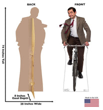 Load image into Gallery viewer, Advanced Graphics Mr. Bean Bike Ride Life Size Cardboard Cutout Standup - AT TEN Distribution