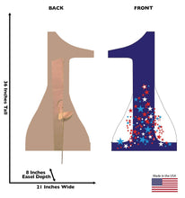 Load image into Gallery viewer, Advanced Graphics Number 1 Life Size Cardboard Cutout Standup - AT TEN Distribution