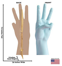 Load image into Gallery viewer, Advanced Graphics Number 3 Hand Cardboard Cutout Standup - AT TEN Distribution