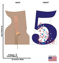 Load image into Gallery viewer, Advanced Graphics Number 5 Life Size Cardboard Cutout Standup - AT TEN Distribution