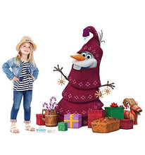 Load image into Gallery viewer, Advanced Graphics Olaf Knitted Tree Life Size Cardboard Cutout Standup - Olaf's Frozen Adventure (2017 Short Film) - AT TEN Distribution
