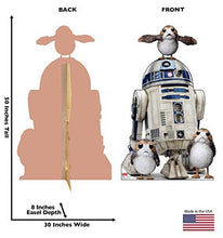 Load image into Gallery viewer, Advanced Graphics Porgs with R2 - D2 Life Size Cardboard Cutout Standup - Star Wars: Episode VIII - The Last Jedi (2017 Film) - AT TEN Distribution