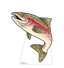 Load image into Gallery viewer, Advanced Graphics Rainbow Trout Life Size Cardboard Cutout Standup - Made in USA - AT TEN Distribution