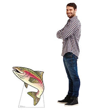 Load image into Gallery viewer, Advanced Graphics Rainbow Trout Life Size Cardboard Cutout Standup - Made in USA - AT TEN Distribution
