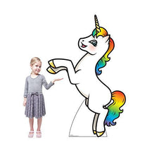 Load image into Gallery viewer, Advanced Graphics Rainbow Unicorn Life Size Cardboard Cutout Standup - AT TEN Distribution