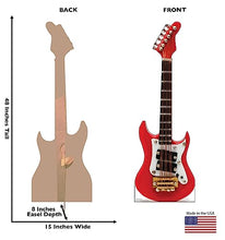 Load image into Gallery viewer, Advanced Graphics Red Electric Guitar Life Size Cardboard Cutout Standup - AT TEN Distribution