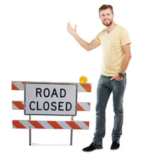 Load image into Gallery viewer, Advanced Graphics Road Closed Sign Life Size Cardboard Cutout Standup - AT TEN Distribution