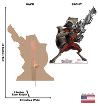 Load image into Gallery viewer, Advanced Graphics Rocket Raccoon Life Size Cardboard Cutout Standup - Guardians of The Galaxy (TV Series) - AT TEN Distribution
