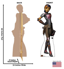 Load image into Gallery viewer, Advanced Graphics Sabine Wren Life Size Cardboard Cutout Standup - Disney's Star Wars Rebels - AT TEN Distribution