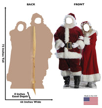 Load image into Gallery viewer, Advanced Graphics Santa and Mrs. Claus Life Size Cardboard Cutout Stand - in - AT TEN Distribution